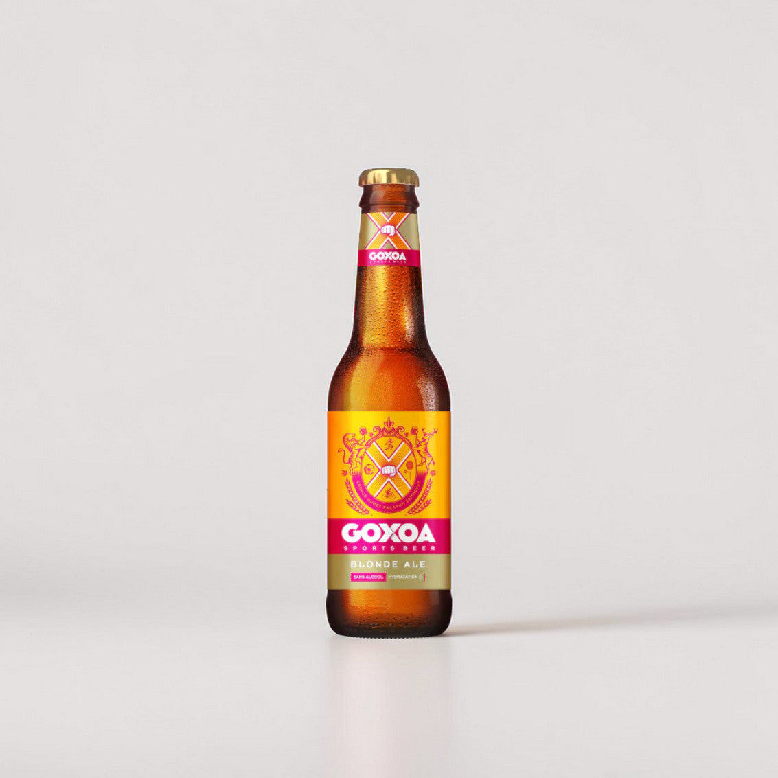Goxoa Sports Beer Pale Ale Sans Alcool 0,3% – première sports beer française isotonique houblons Centennial 33cl