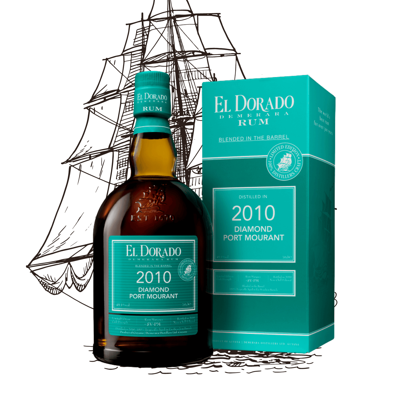 El Dorado Diamond Port Mourant 2010 – Rhum Vieux Guyane