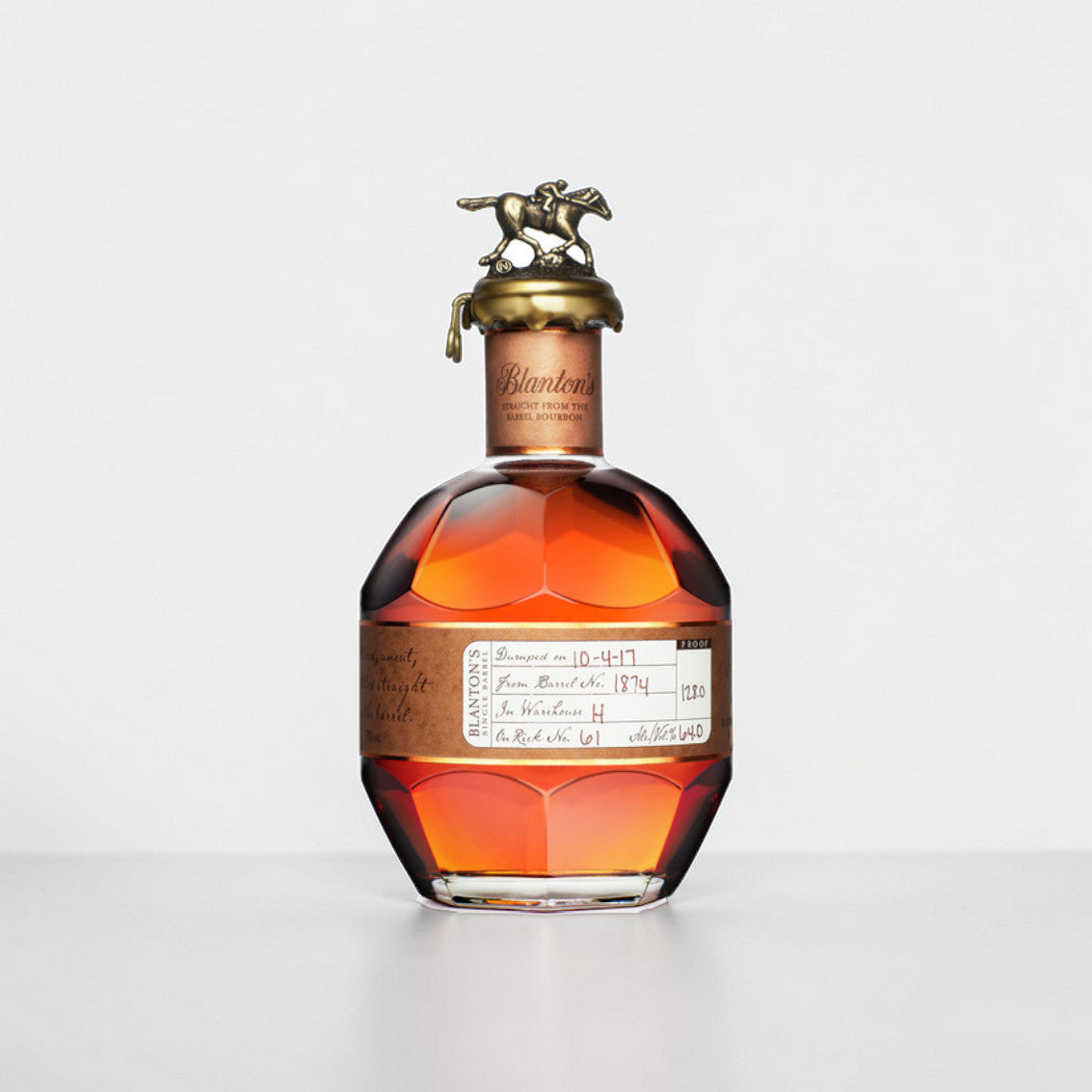 BLANTON'S STRAIGHT FROM THE BARREL – Bourbon Single Barrel Non Réduit