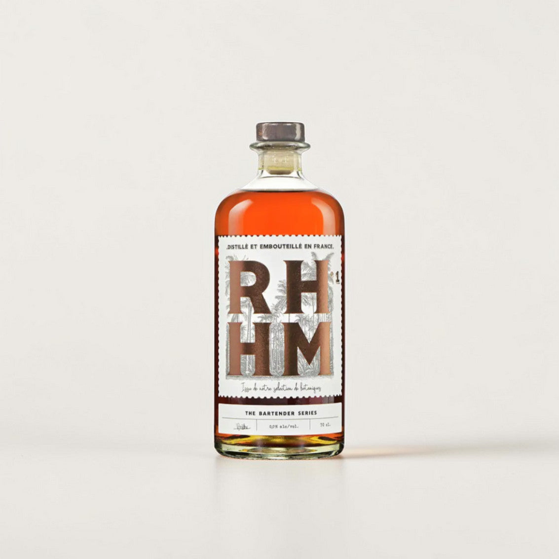 RHHM N°1 JNPR – alternative rhum sans alcool 0,0% mélasse canne cacao vanille chêne toasté France 70cl
