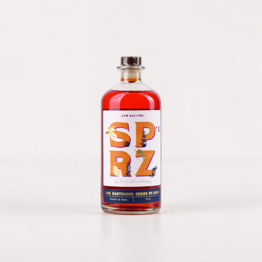 SPRZ N°1 JNPR – spritz sans alcool 0,0% vin blanc désalcoolisé orange amère mandarine botaniques italiennes Milan 70cl