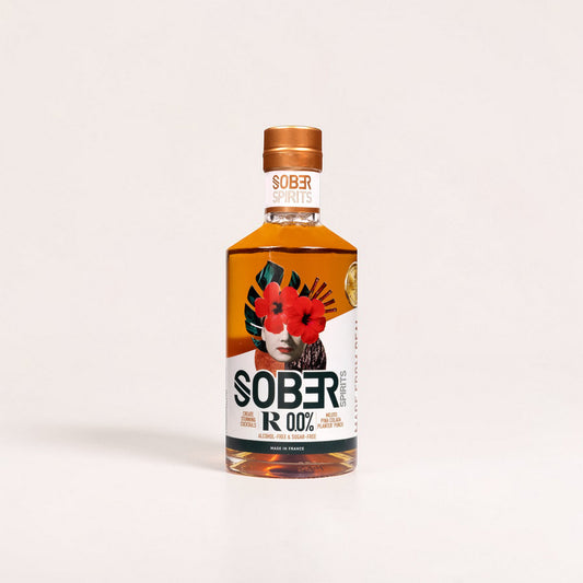 Sober Spirits R Alternative Rhum Sans Alcool 0,0% – désalcoolisé rhum Antilles françaises alambics centenaires Grasse 50cl