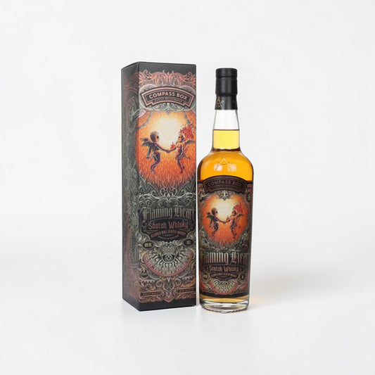 The Flaming Heart 7th Edition whisky tourbé intense