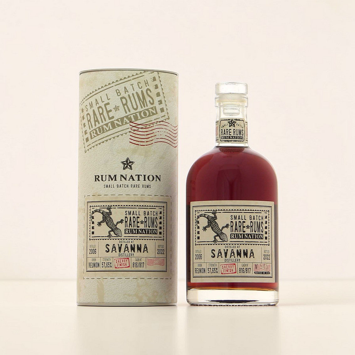 Rum Nation 2006 Savanna Sherry Finish – Rhum millésimé 16 ans La Réunion